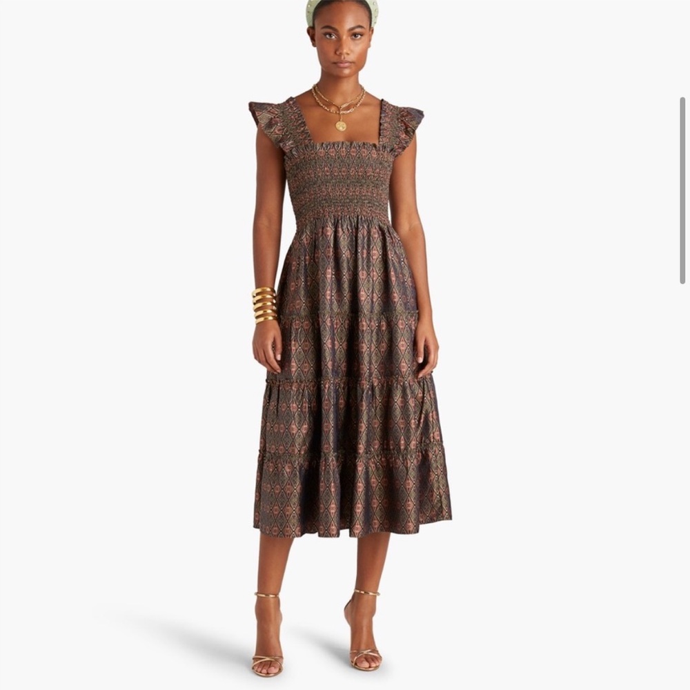 Hill House Home Ellie Nap Dress in Jewel Brocade
